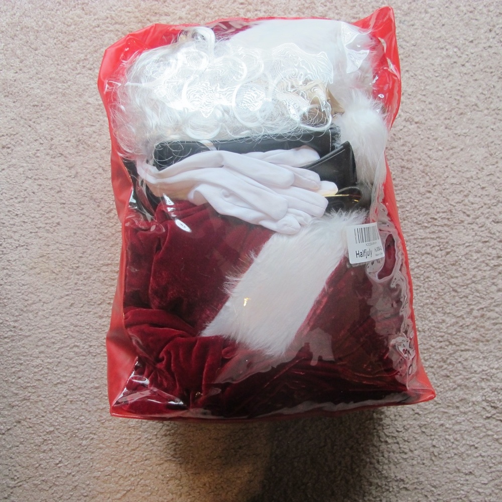 🔴🔴🔴***SOLD ***Men's Adult Santa Suit Costume Set Christmas Holiday🔴🔴🔴 - Picture 7 of 9